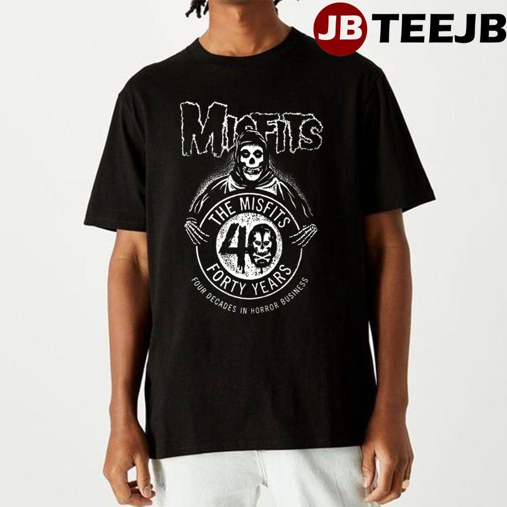 White Art The Misfits 40 Years TeeJB Unisex T-Shirt