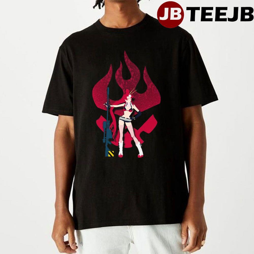 Yoko With Logo Tengen Toppa Gurren Lagann TeeJB Unisex T-Shirt