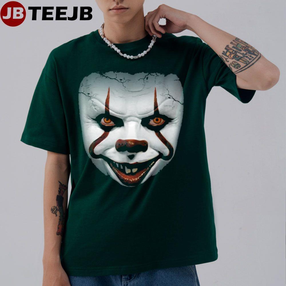 Zombie Killer Horror Clown Face Penywise TeeJB Unisex T-Shirt